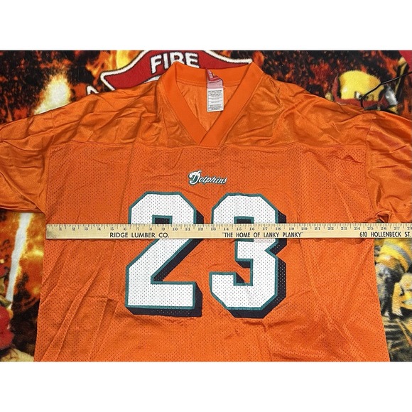 NFL Miami Dolphins Ronnie Brown #23 Orange Team Apparel‎ Jersey Size 2XL - Picture 8 of 9